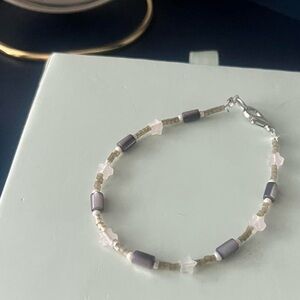 Handmade Beaded Bracelet With Rare Shell Beads